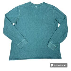 Men's J. CREW‎ Long Sleeve Slub Tee Cotton- Size XL